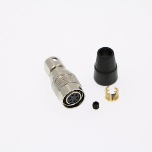China CCD Grey Basler Camera Audio Cable Connectors Female Connector 6 Pin Hirose HR10A-7P-6S on sale