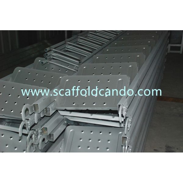 450mm width 8 steps 9 steps Q235 galvanized scaffolding stair case, steel ladder for Ringlock scaffolding system