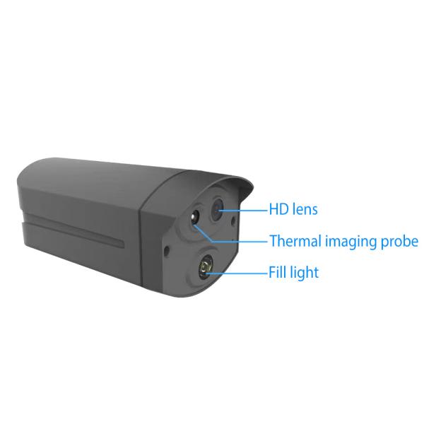 Cheap Binocular Bullet  2MP Thermal Temperature Camera Scanner For Fever Detection for sale