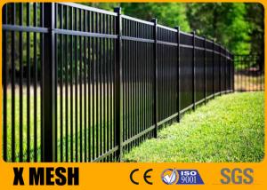 Best E Coat Security Metal Fencing ASTM F2408 Steel Picket Fence wholesale