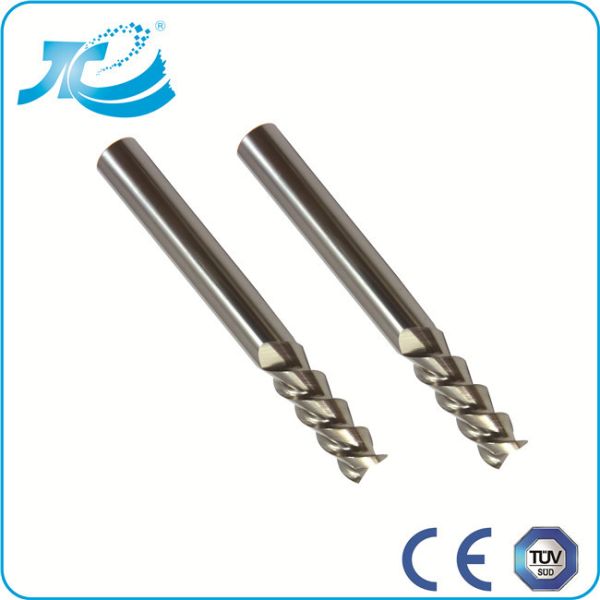 Flat Bottom End Mill Hardness 55 / 60 / 65 For Slotting / Milling