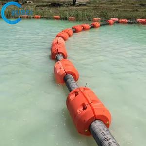 Cheap Dock HDPE Pipe Floater Floating Pipeline HICL Dredger Shipyard Float For Dredging Pipe Rubber Hose for sale