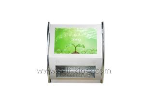 Best Space Saving Interactive Wall Mounted Computer Kiosk With Metal Keyboard wholesale