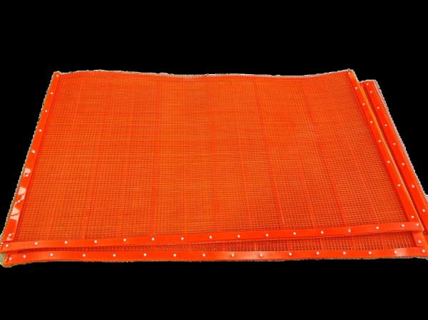 Cheap Two Layer Polyurethane High Frequency  Screen Panel For The Iron Ore  With Different Aperture Hole Enjoy Long Working Life for sale