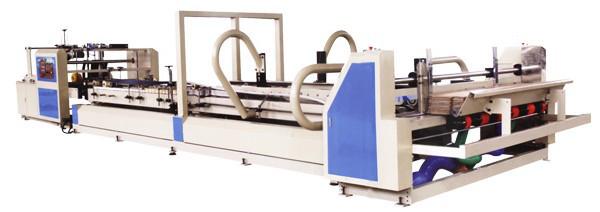 Automatic Folder Gluer Machine Touch Screen Control Adjustable Speed For Carton