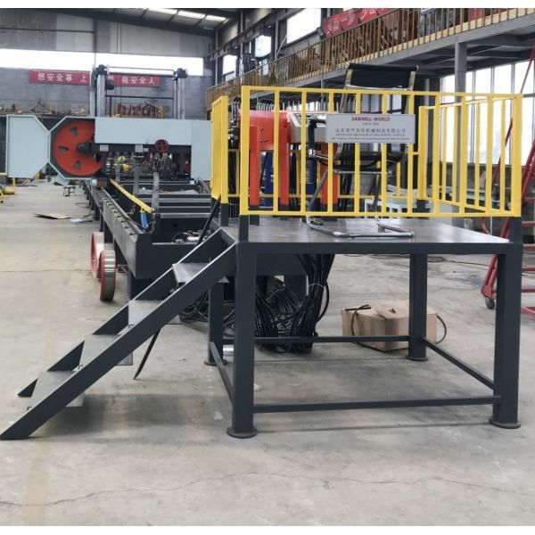 Tree cutting machine price Hydraulic Sawmill, Automatic Big Log Sawing bandsaw machines