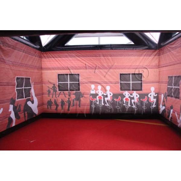 Durable Inflatable Display Tent / Blow Up Event Shelter 10x6x6m Pub Themed