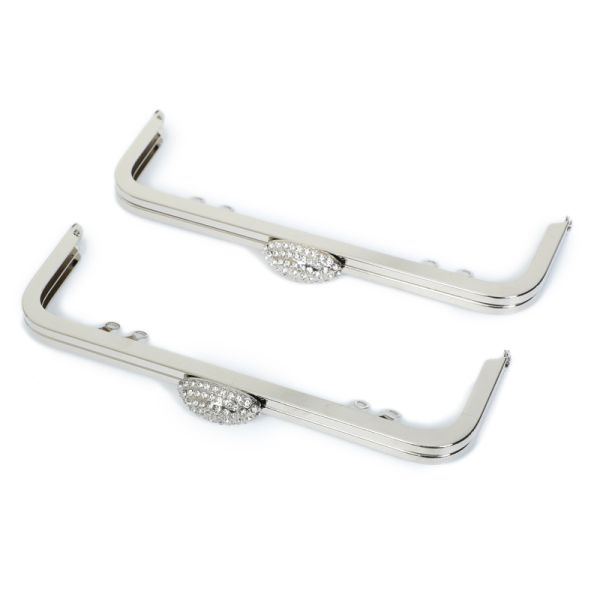 Coin Purse Clutch Kiss Clasp Frame Embossed ISO9001 Lightweight And Convenient