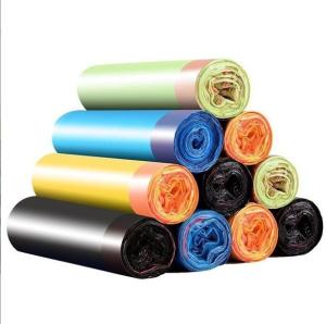Offset Printing Custom Order Accepted Handheld Drawstring Garbage Bag for Easy Carrying