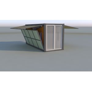 Quick Assembly Expandable Container House 2 Storey Prefabricated 20ft