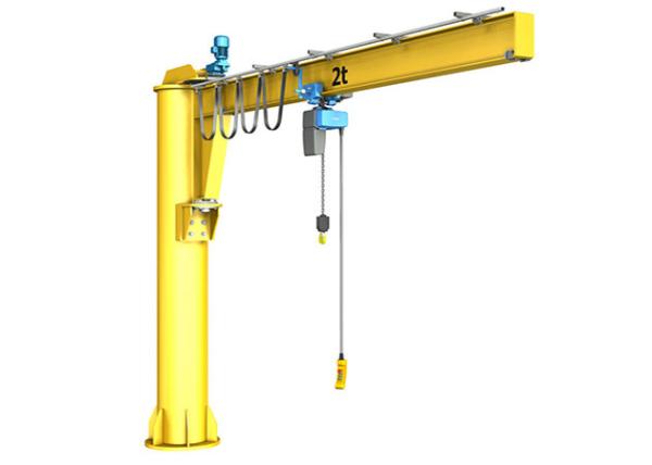 Cheap Fixed Column Slewing Jib Crane Manual Rotate Lifting Box Type Support Frame Design for sale