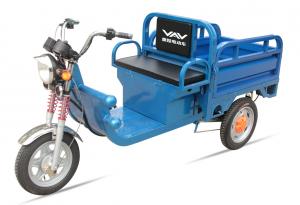 Best 580W 48V / 32Ah Adult Electric Tricycles Blue Electric Cargo Tricycle Easily Loading wholesale