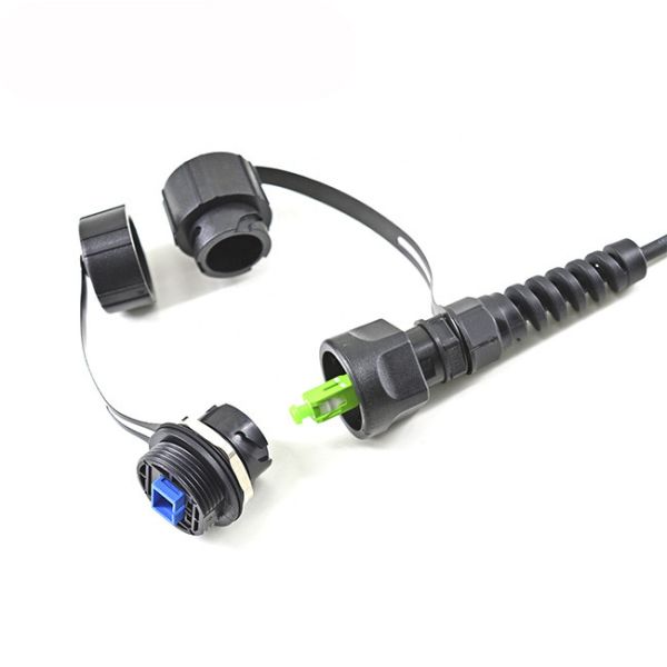 FTTA ODVA IP67 Connector Waterproof MPO LC SC Fiber Optic Patch Cord