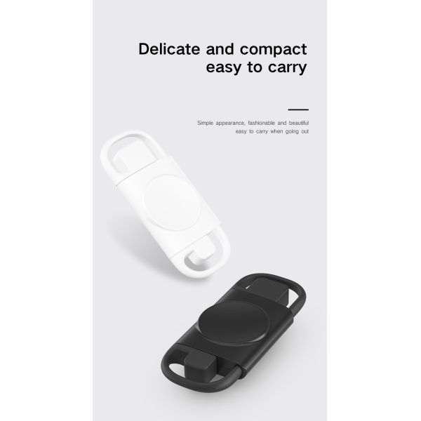 Dual Interface Portable Wireless Charger Charging Stand For Apple Watch 1 - 8SE