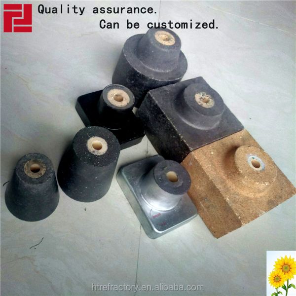 Manufacture Refractory Nozzle for Steel Ladle Tundish Block 1770° Refractoriness 2000°