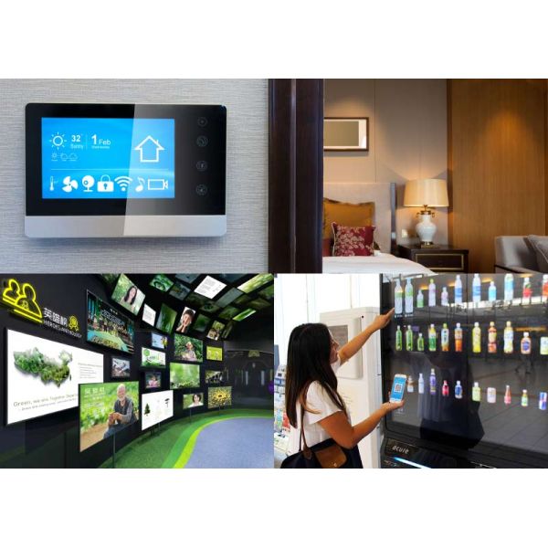 Antibacterial 19 Inch Touch Screen Monitor For Public Self Service Equipment