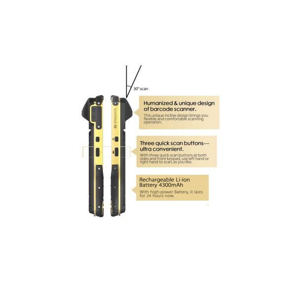 4.0 Inch NXP Brand NFC ISO 14443 A Cordless Phone Industrial Use