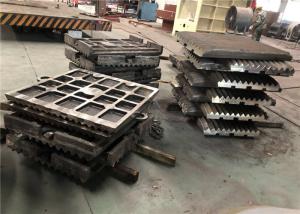 China Customized Jaw Crusher Spare Parts Fixed Jaw Plate For Small Jaw Crusher Machines on sale
