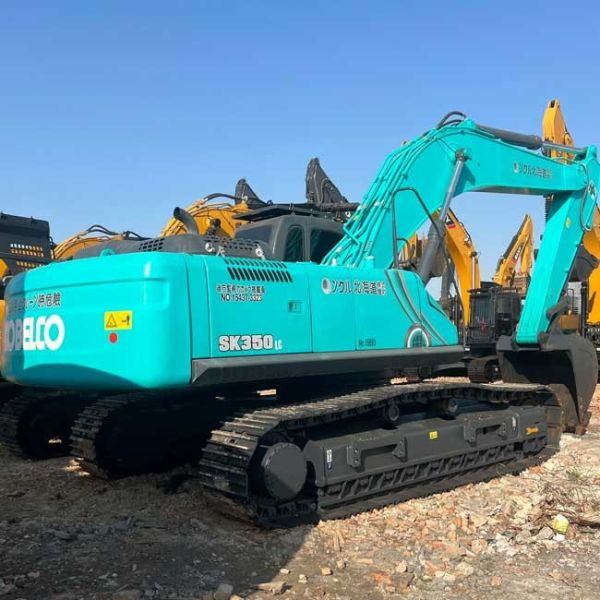 Used Kobelco SK350LC Crawler Excavator 35 Tons With 1.6m³ Bucket Capacity