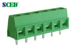 China 300V 10A 5.08mm Spacing Terminal Block Connector for PCB with M3 Screw and Tin Plated on sale