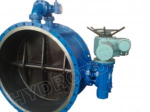 China Gear Operated Flanged Butterfly Valve 1000mm for Hydropower on sale
