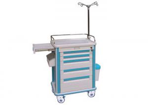 Best Medical Trolley Luxury ABS Emergency Crash Cart With Five Drawers (ALS-MT119) wholesale
