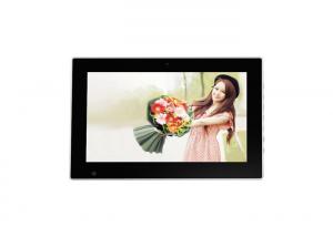 Best FHD 14 Inch Digital Photo Frame Black White Color WiFi Android IPS Digital Picture Frame with HD Mi Input wholesale