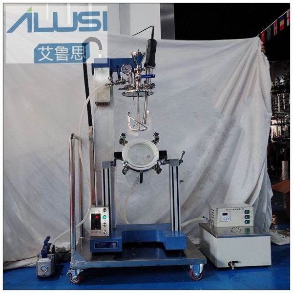 2L 5L 10L Vacuum Emulsifier High Shear Equipment Mixer Reactor Glass Kettle Lab Homogenizer