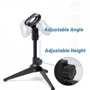 Best ABS Desktop 6 Inch Microphone Stand For Condenser Mic wholesale