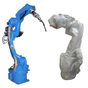 China 6 Axis Welding Robotic Arm Yaskawa AR2010 With CNGBS Robot Clothes For Automated Welding Robot on sale