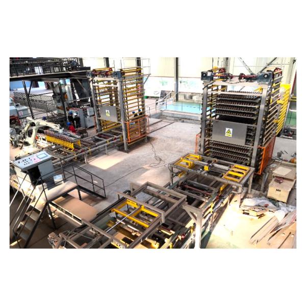 BRICTEC Automatic Loading and Unloading System Two Times Setting Process with