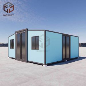 Portable Foldable Container House Fold Out Prefab Cabin Weatherproof