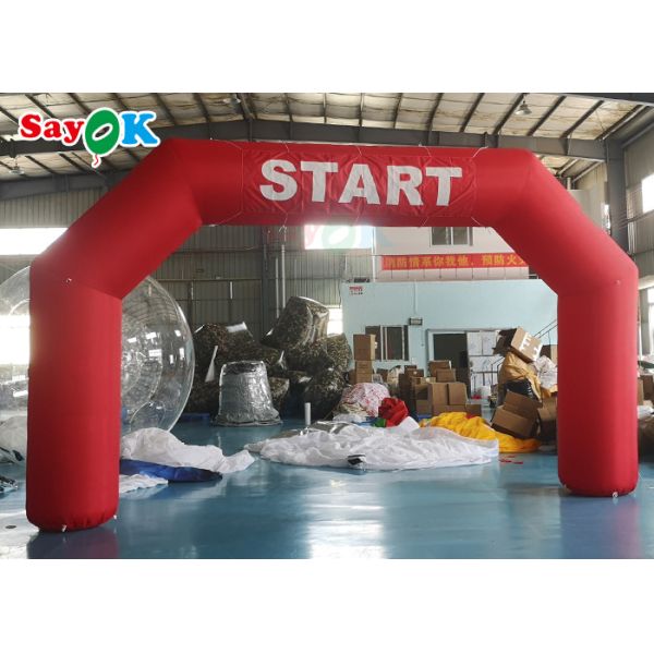 Square PVC Tarp Diamond Inflatable Entrance Arch For Wedding Event Decorations