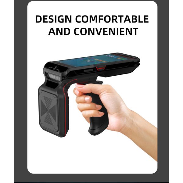 6GB RAM 64GB ROM RFID Scanner 5.5 Inch Mobile RFID Reader