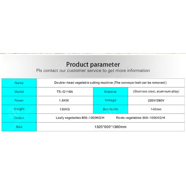 Double-head vegetable cutting machine conveyor belt can be removed Ginger Potato Carrot radish Taro Sweet potato Yam corn Saiko persimmon Leafy