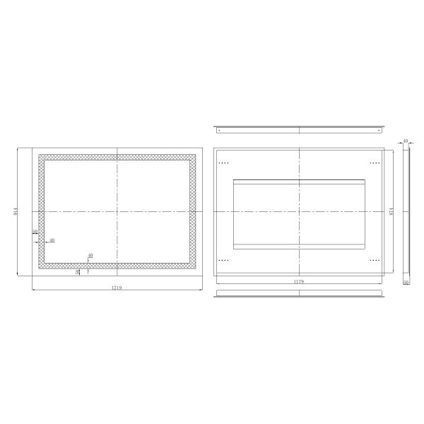 Touch Sensor Led Full Length Mirror Easy Maintenance Bedroom Vanity With Lights