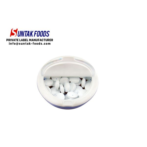 Professional Sour Fruit Candy Round Shape , Sour Watermelon Candy For Resturant