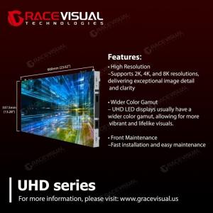 China UHD Series LED Display – 7680Hz Refresh Rate, Fine Pixel Pitch, Supports 2K/4K/8K Resolutions for High-End Applications on sale
