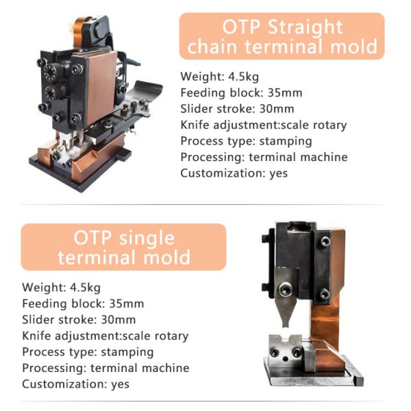 Metal Terminal Crimping Mold with 150 kgs Pressing Force for Custom Processing in High Speed Press Machines