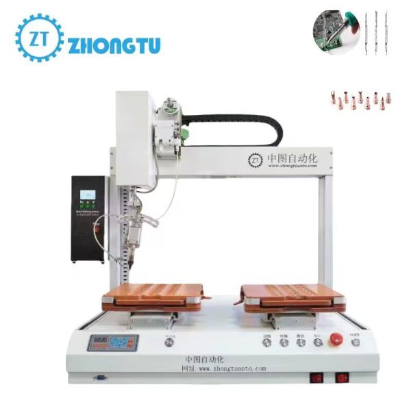Cheap Achieving Precise Motion Control Automatic Soldering Machine With Highly Reliable Metal Components for sale