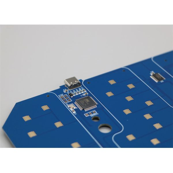 Blue Soldermask 1OZ 4 Layer pcb factory pcb assembly shenzhen printed circuit board manufacturers