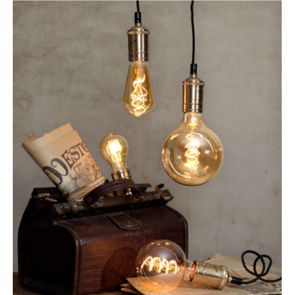 360lm E27 LED Edison Dimmable Vintage Light Bulbs 2200K Smoke