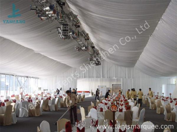 Cheap 20m Width Outdoor Event Tents , Full Decorations Large Tents For Outdoor Events for sale