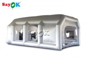 China Customized 7x5x3mH Silver Car Inflatable Spray Booth on sale