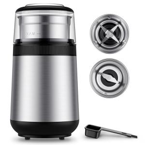 Best Multi Function Nuts Herb Spice Grinder Machine 2 Removable Cups Electric Drip Coffee Maker wholesale