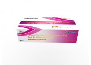 Best In Vitro 25mIU/Ml Sensitivity HCG Pregnancy Rapid Test Kit wholesale