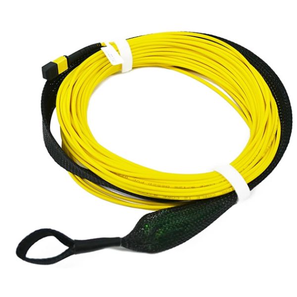 MTP / MPO-LC Sm Optical Fiber Patch Cable Round Cable Fanout 2.0mm