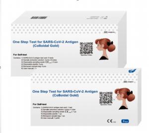 China Non Invasive Sampling One Step Test For SARS-CoV-2 Antigen Self Test Use on sale