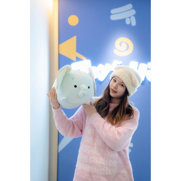 OEM Custom Color Anime Elephants Plush Stuffed Animal Pillow Plushie