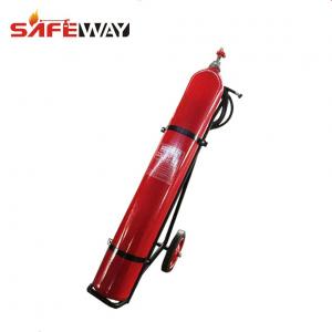 China RED CO2 Fire Extinguisher Carbon 20kg Wheeled Gross Weight 38kg on sale